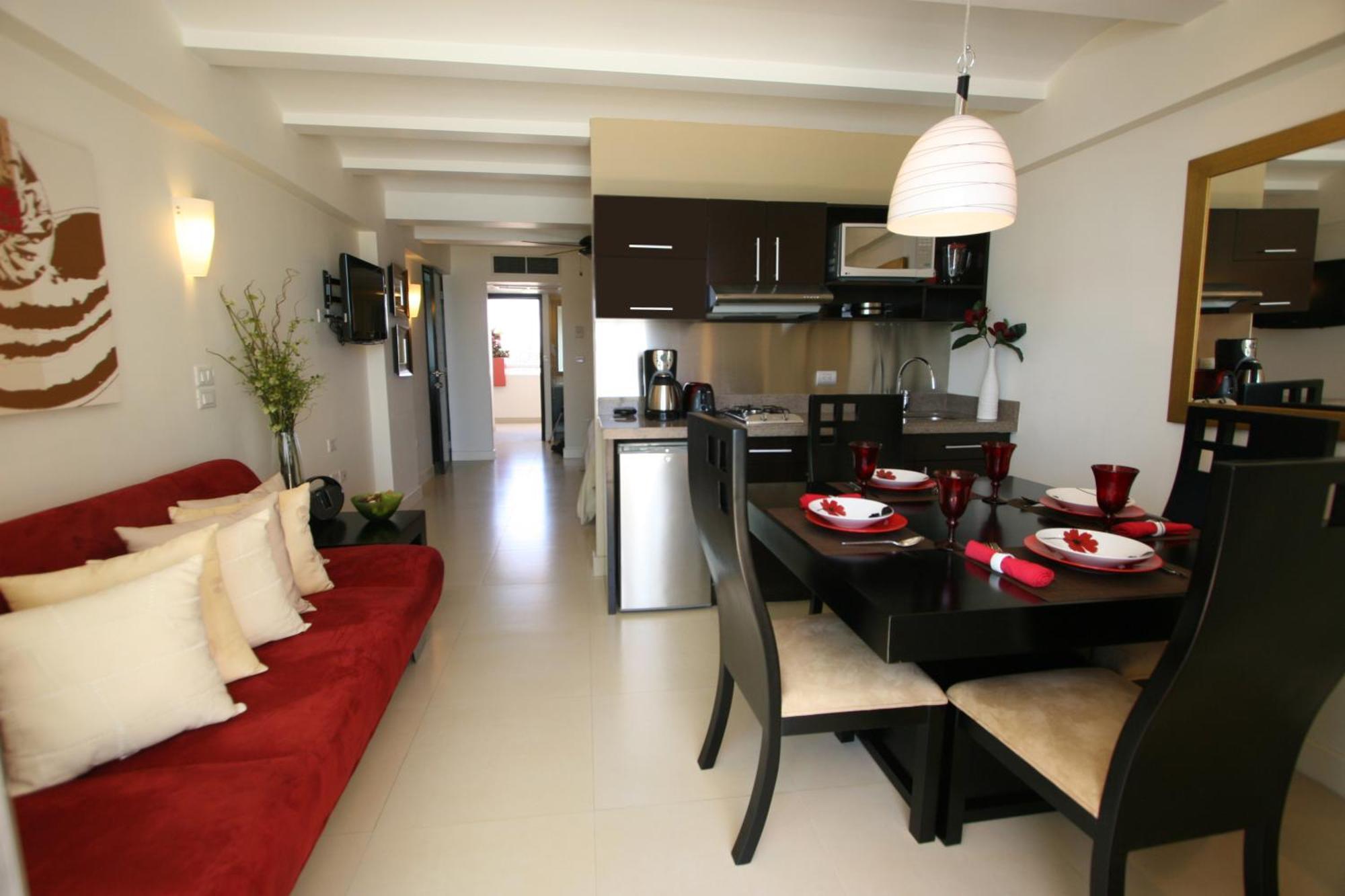 Suite Junior con zona de cocina y vistas al mar